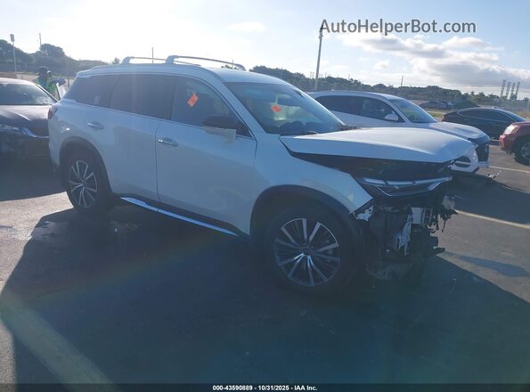 5N1DL1GS3PC367808 2023 INFINITI QX60 White Przód prawy