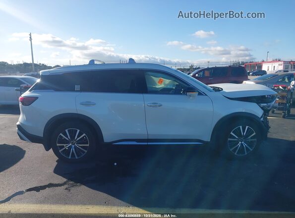 5N1DL1GS3PC367808 2023 INFINITI QX60 White Widok wnętrza 360 stopni
