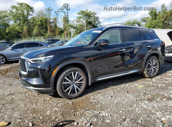 5N1DL1GS3RC331846 2024 INFINITI QX60 Black Передня ліва чверть