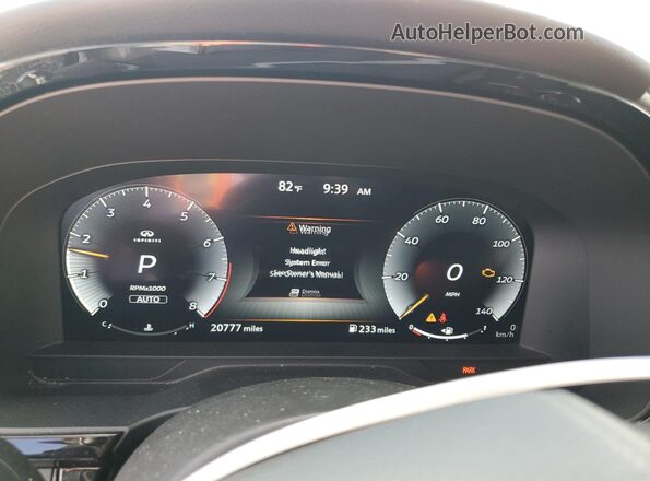 5N1DL1GS3RC331846 2024 INFINITI QX60 Black Вид щитка приладів