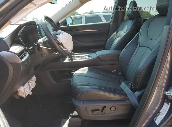 5N1DL1GS6PC333846 2023 INFINITI QX60 Серый Вид салона спереди