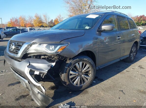 5N1DR2AM5LC599593 2020 NISSAN PATHFINDER Gray Vista tres cuartos delantera izquierda