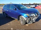 2020 Nissan Pathfinder S 4wd Blue vin: 5N1DR2AM6LC645576