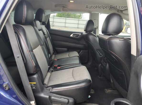 5N1DR2BM3LC614123 2020 NISSAN PATHFINDER Blue Vista interior trasera