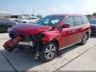 2020 Nissan Pathfinder Sv 2wd Красный vin: 5N1DR2BN3LC595534