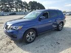 2020 Nissan Pathfinder Sv Blue vin: 5N1DR2BN7LC628423
