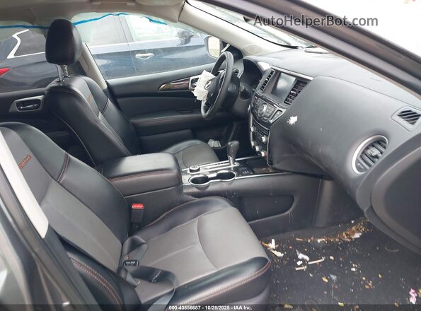 5N1DR2CMXLC643780 2020 NISSAN PATHFINDER Серый Вид салона спереди