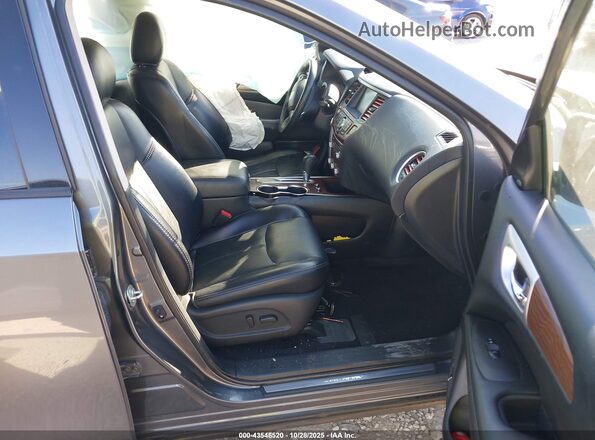 5N1DR2DN0LC611069 2020 NISSAN PATHFINDER Gray Front interior view