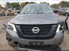 2019 Nissan Pathfinder Sv Серый vin: 5N1DR2MM0KC653103