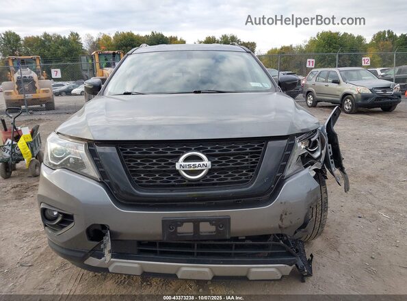 5N1DR2MM0KC653103 2019 NISSAN PATHFINDER Серый Вид задней части салона