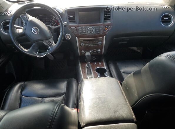 5N1DR2MM5HC611776 2017 NISSAN PATHFINDER Blue Dashboard view