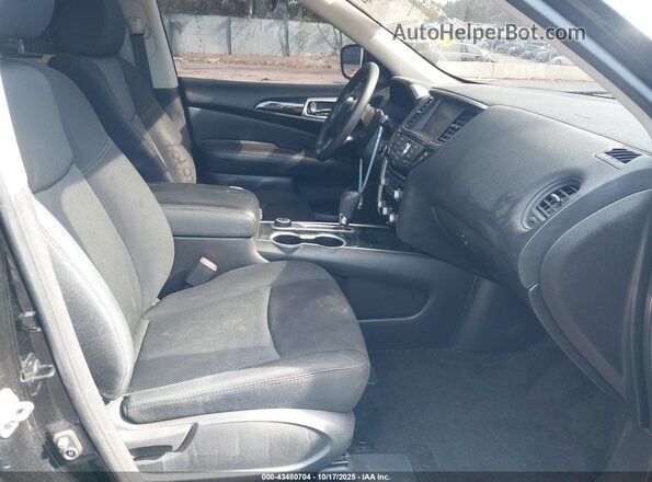 5N1DR2MM7JC625863 2018 NISSAN PATHFINDER Black Widok wnętrza z przodu