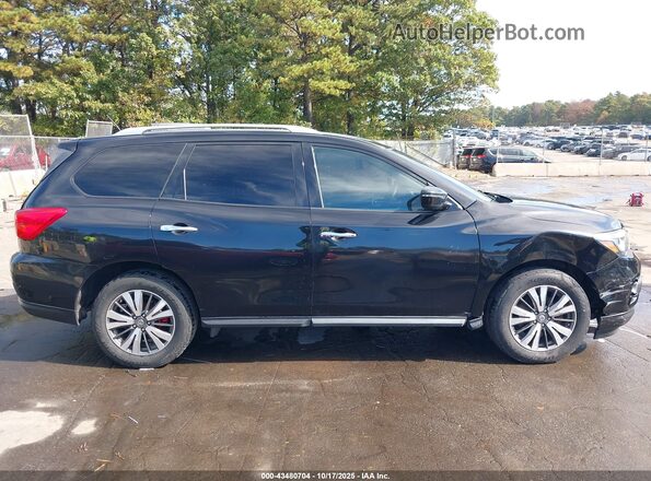 5N1DR2MM7JC625863 2018 NISSAN PATHFINDER Black Widok wnętrza z tyłu