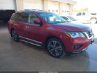 2018 Nissan Pathfinder Platinum Red vin: 5N1DR2MM7JC652061