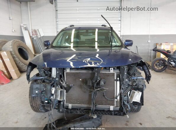 5N1DR2MMXKC592567 2019 NISSAN PATHFINDER Синий Вид задней части салона