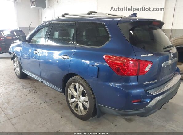 5N1DR2MMXKC592567 2019 NISSAN PATHFINDER Синий Задняя левая четверть