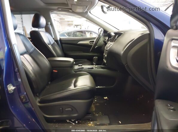 5N1DR2MMXKC592567 2019 NISSAN PATHFINDER Синий Вид салона спереди