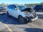 2018 Nissan Pathfinder Platinum White vin: 5N1DR2MN2JC619879