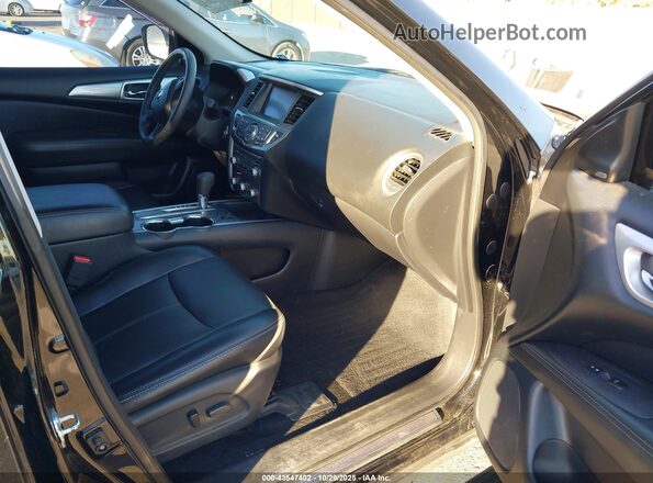 5N1DR2MN3KC612506 2019 NISSAN PATHFINDER Черный Вид салона спереди
