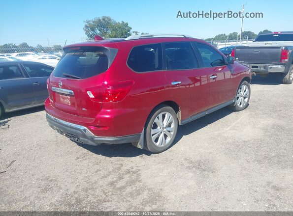 5N1DR2MN7KC588226 2019 NISSAN PATHFINDER Red Tył prawy