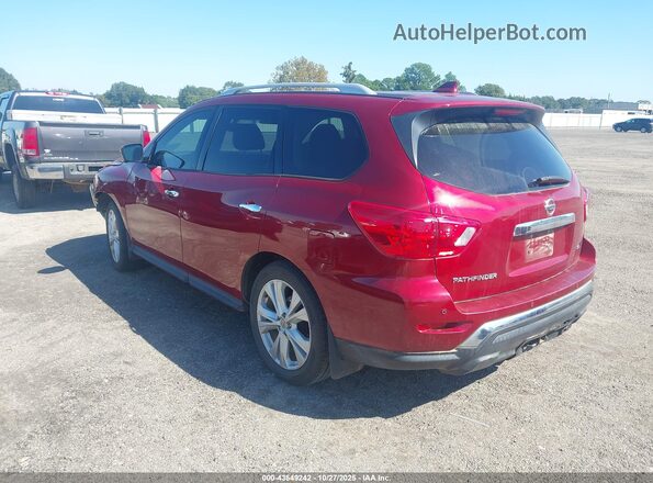 5N1DR2MN7KC588226 2019 NISSAN PATHFINDER Red Tył lewy
