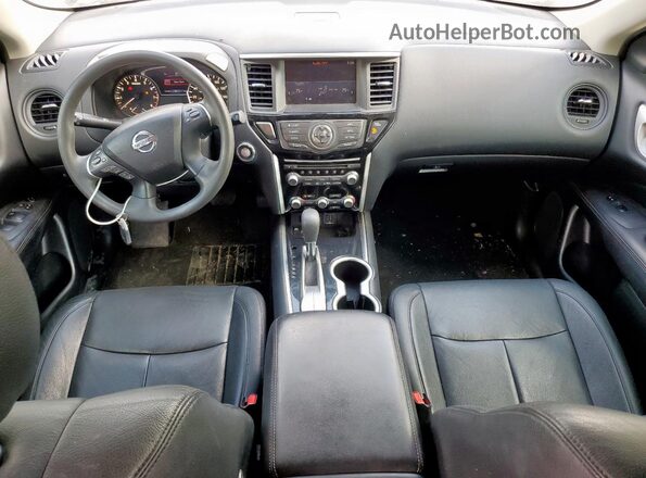 5N1DR2MN7KC597928 2019 NISSAN PATHFINDER Черный Вид панели приборов