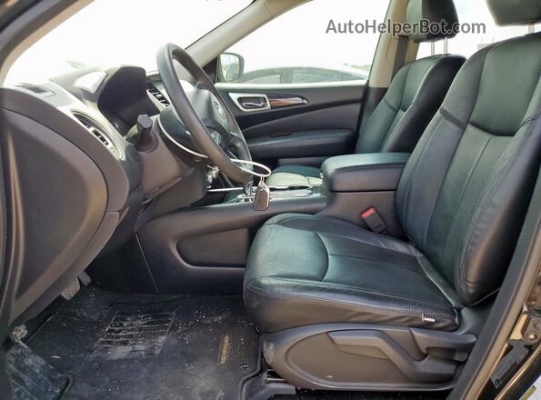 5N1DR2MN7KC597928 2019 NISSAN PATHFINDER Черный Вид салона спереди
