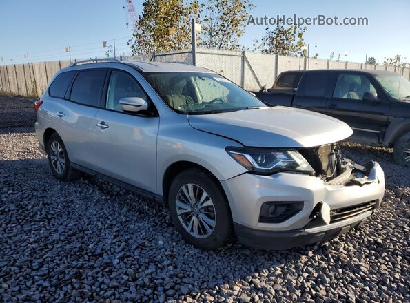 5N1DR2MN9JC615957 2018 NISSAN PATHFINDER Серый Передняя правая четверть