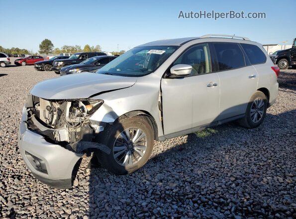 5N1DR2MN9JC615957 2018 NISSAN PATHFINDER Серый Передняя левая четверть