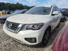 2018 Nissan Pathfinder S White vin: 5N1DR2MN9JC628790