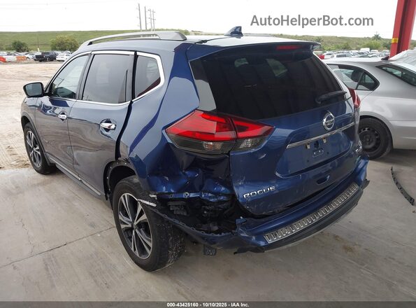 5N1ET2MV5HC828985 2017 NISSAN ROGUE HYBRID Blue Tył lewy