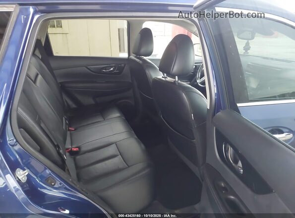 5N1ET2MV5HC828985 2017 NISSAN ROGUE HYBRID Blue Widok naklejki z numerem VIN