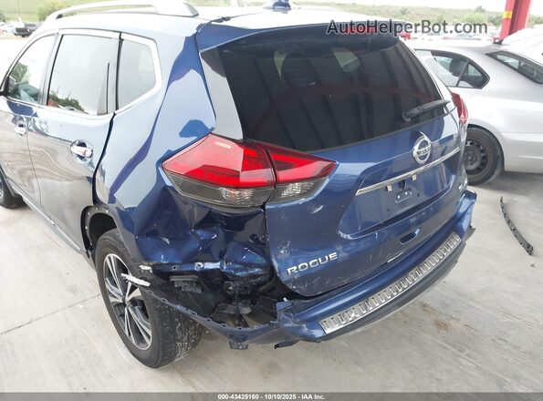 5N1ET2MV5HC828985 2017 NISSAN ROGUE HYBRID Blue Widok z przodu