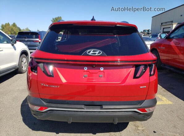 5NMJBCAE1NH035485 2022 HYUNDAI TUCSON Красный Вид сзади