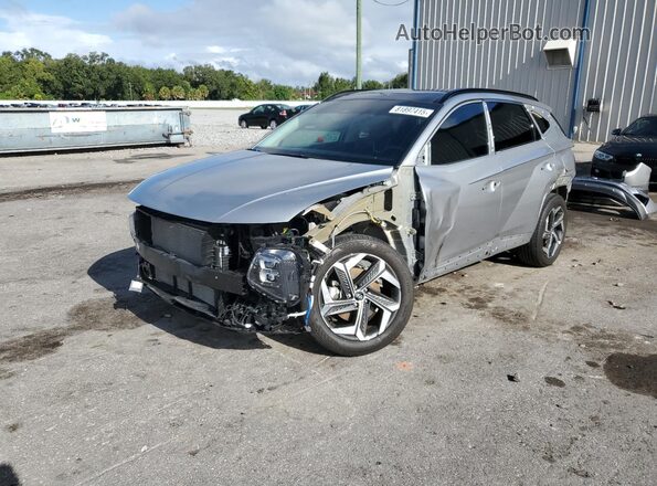 5NMJE3AEXNH148276 2022 HYUNDAI TUCSON Серебряный Передняя левая четверть