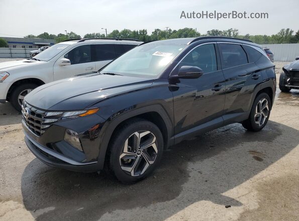 5NMJFCAE2NH041638 2022 HYUNDAI TUCSON Черный Передняя левая четверть