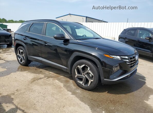 5NMJFCAE2NH041638 2022 HYUNDAI TUCSON Черный Передняя правая четверть