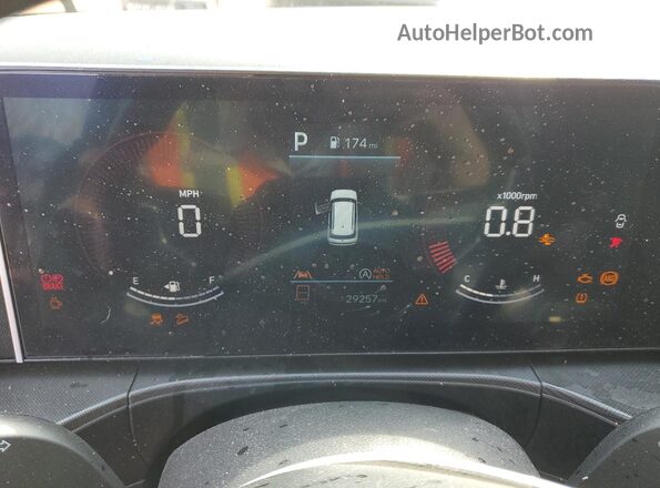 5NMP1DGL6RH039353 2024 HYUNDAI SANTA Серый Вид щитка приборов
