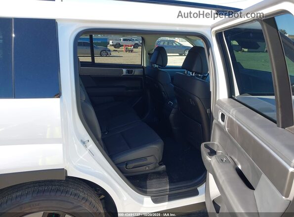 5NMP24G13RH007410 2024 HYUNDAI SANTA FE HYBRID White Widok naklejki z numerem VIN
