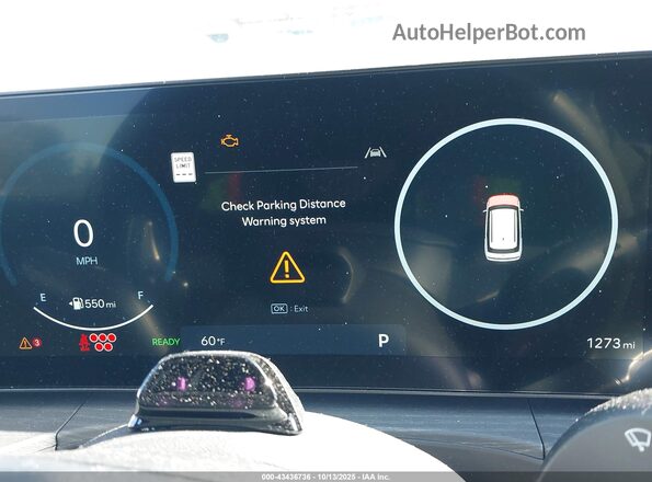 5NMP3DG10SH048757 2025 HYUNDAI SANTA FE HYBRID Синий Вид задних сидений