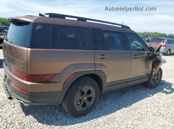 5NMP3DGL4SH106855 2025 HYUNDAI SANTA Коричневый Задняя правая четверть