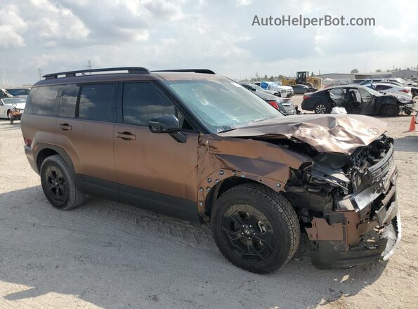 5NMP3DGL4SH106855 2025 HYUNDAI SANTA Коричневый Передняя правая четверть