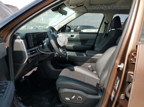 5NMP3DGL4SH106855 2025 HYUNDAI SANTA Коричневый Вид салона спереди