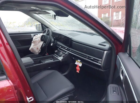 5NMP3DGL7RH039789 2024 HYUNDAI SANTA FE Красный Вид салона спереди
