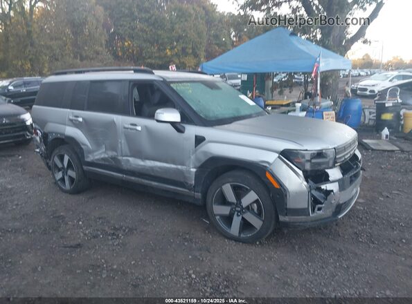 5NMP44GL6RH001158 2024 HYUNDAI SANTA FE Silver Սալոնի հետևի տեսք