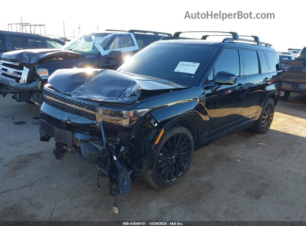 5NMP5DGL0SH121136 2025 HYUNDAI SANTA FE CALLIGRAPHY Black Առջևի ձախ երեք քառորդ տեսարան