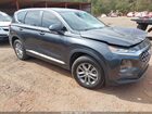 2020 Hyundai Santa Fe Se Черный vin: 5NMS23AD0LH278777