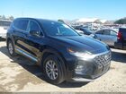 2020 Hyundai Santa Fe Se Black vin: 5NMS23AD3LH230870