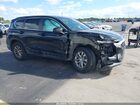 2020 Hyundai Santa Fe Se Черный vin: 5NMS23AD4LH242543