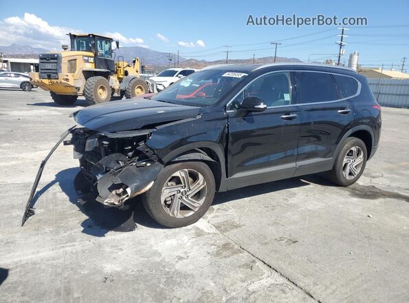5NMS24AJXPH653849 2023 HYUNDAI SANTA Черный Передняя левая четверть